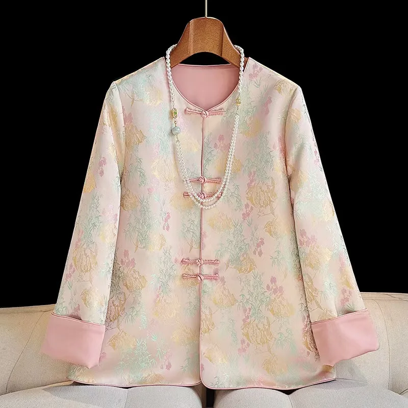 

Chinese style Hanfu Embroidered Top Clothing Embroidered Art Classical Style Hanfu Comfortable and Breathable