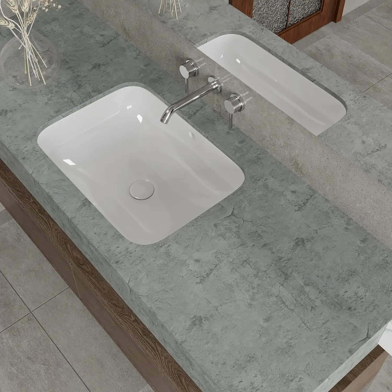 

Industrial Cement Grey Thick Floor Stickers For Living Room Bedroom PVC Vinyl Self Adhesive Waterproof Wear-resistant Stickers