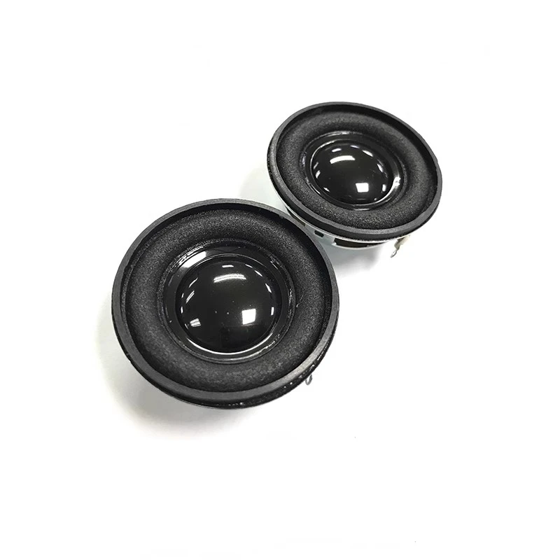 GHXAMP 스피커 버블 폼 엣지, 블랙 볼록 캡, 40mm, 4ohm, 3W, 2 개