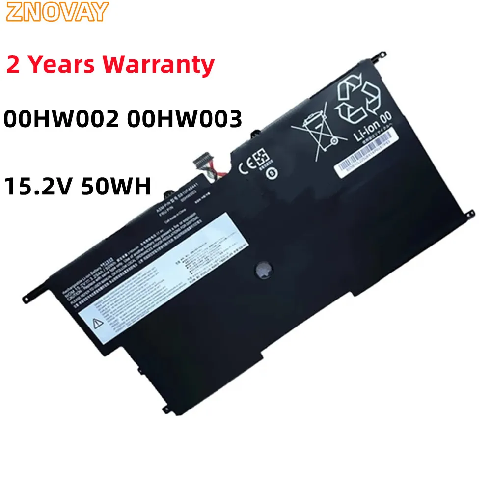 

ZNOVAY 00HW003 SB10F46440 45N1700 Laptop Battery For Lenovo ThinkPad X1 Carbon Gen3 2015 X1 Carbon 2014 Gen2 00HW002 45N1702