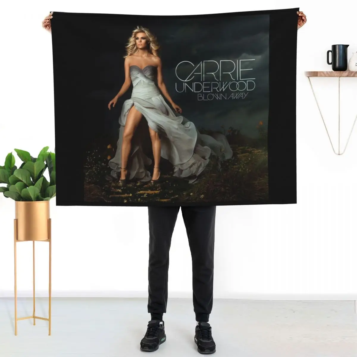 Carrie Underwood blown away Throw Blanket warm for winter Blankets For Sofas Thin Nap Picnic Loose Blankets