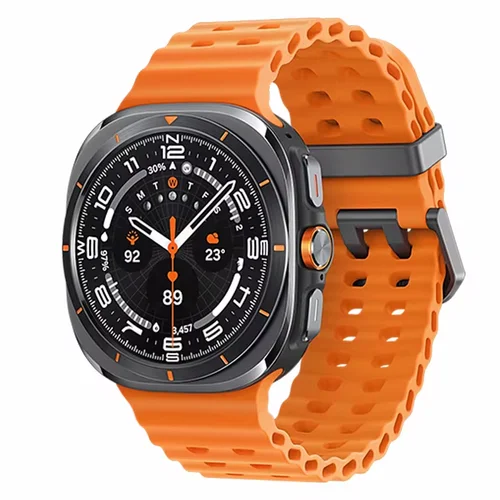 Imagen 2 del producto Correa oceánica para Samsung Galaxy Watch ultra, accesorios de 47mm, pulsera deportiva de silicona, correa clásica para Galaxy Watch 8/8
