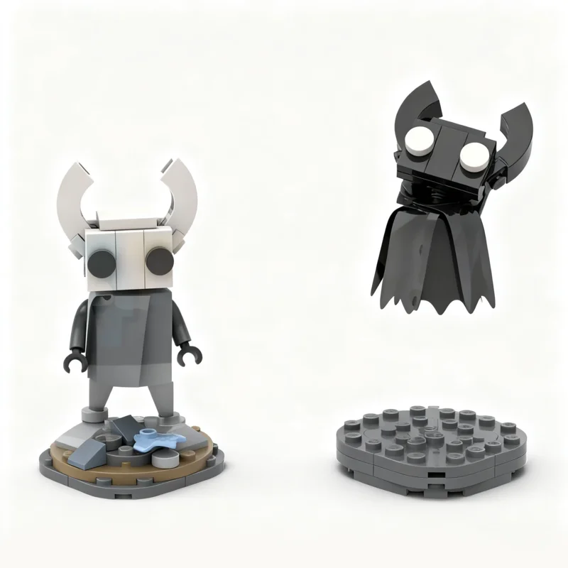 116 قطعة MOC الفارس والظل نموذج مجوف ألعاب مكعبات البناء العمارة فكرة إبداعية هدايا عيد الميلاد التعليم الطوب