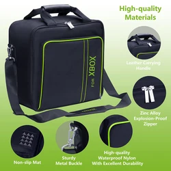 Carrying Case for Xbox Bag,Compatible with XBOX SERIES X/S, Storage for Xbox Games and Accessories