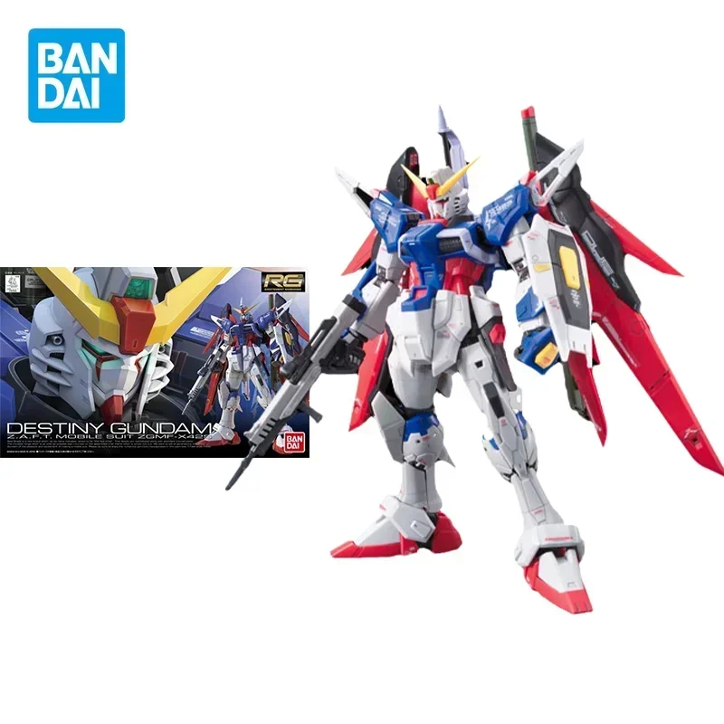 

Bandai Original GUNDAM Anime RG 1/144 DESTINY GUNDAM Action Figure Toys Collectible Ornaments Model Gifts for Children