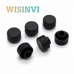 10PCS 14X10MM plastic Protruding handle Potentiometer Knob Encoder Knob adjustment knob cap Flower Shaft Inner Hole 6MM