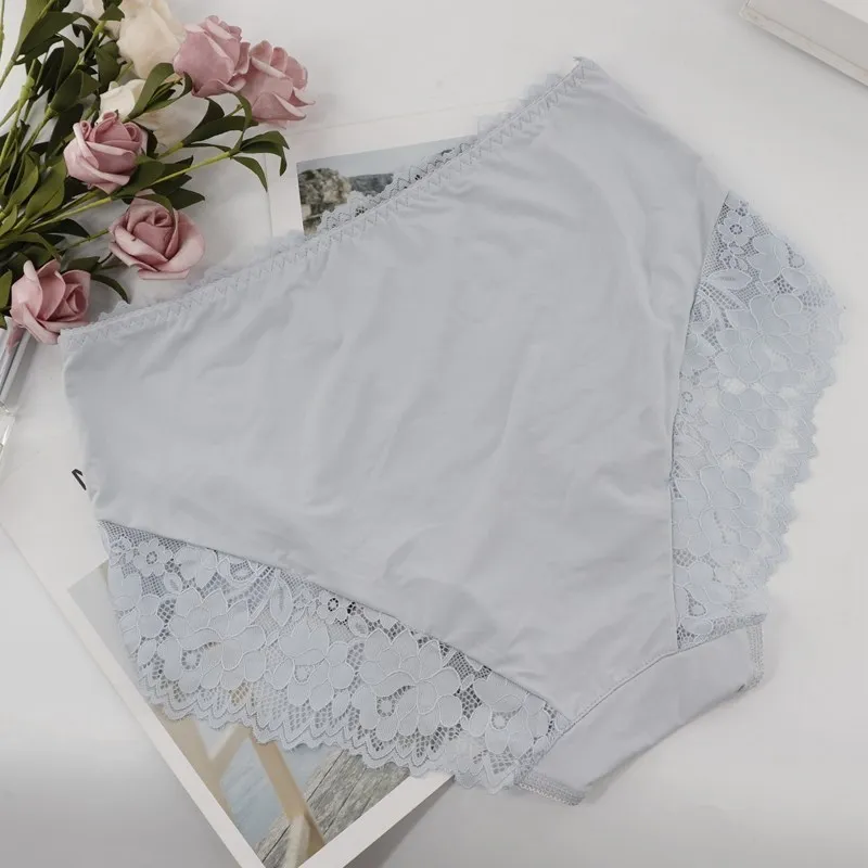 Beauwear Newest Women Floral Lace Lingerie High Waist Underwear Panties Knickers Shorts Plus Size Under Pant XXXL 4XL 5XL