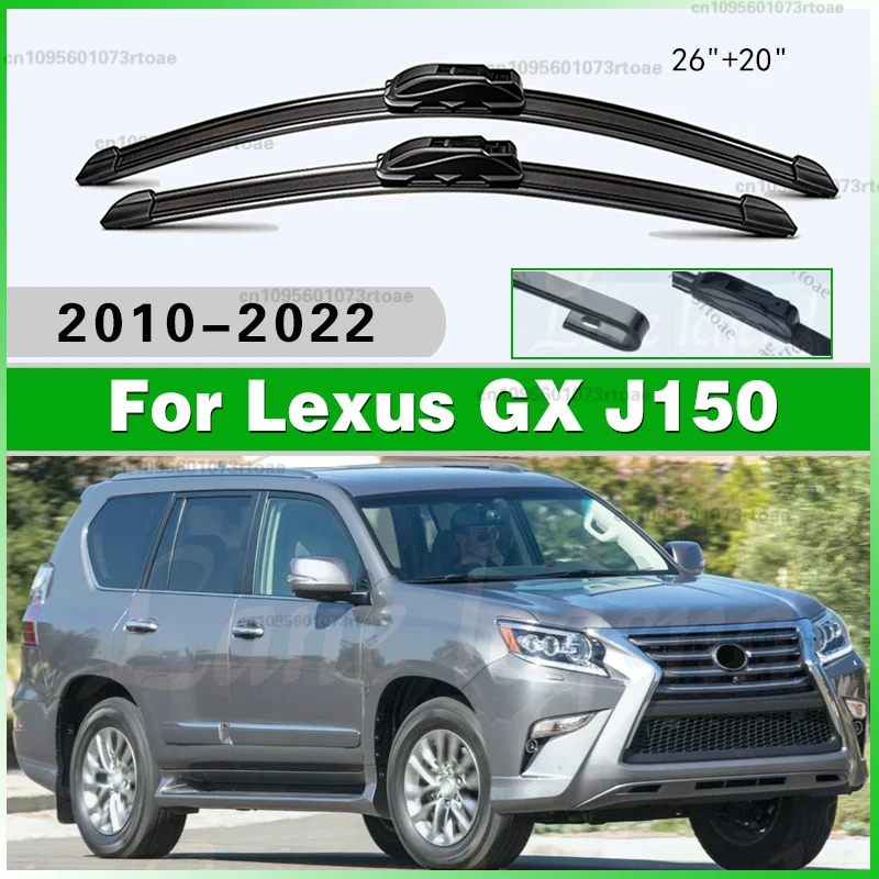 Scheibenwischer-Zubehör 2018 2019 2020 2022 26"+20" für Lexus GX J150 2010 - 2022 Auto Frontscheibenwischer Windschutzscheibe