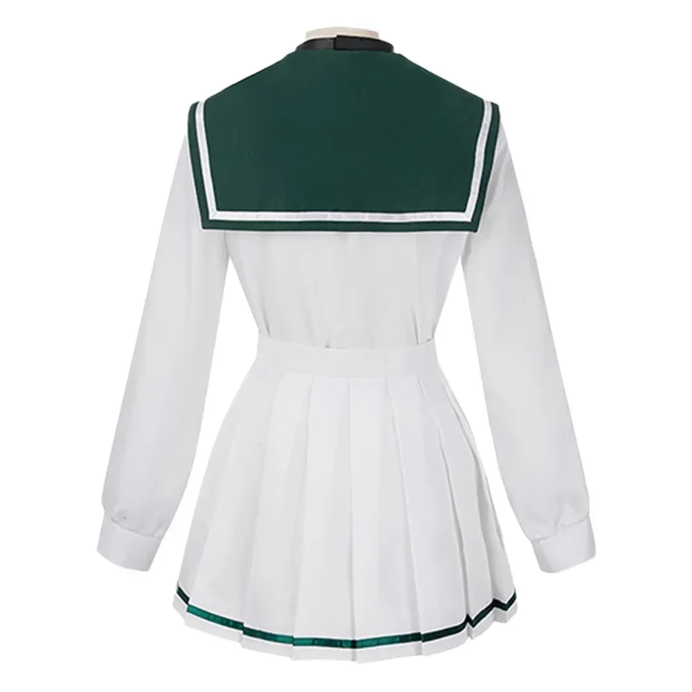 Jogo azul arquivo kyouyama kazusa cosplay traje feminino uniforme conjunto peruca