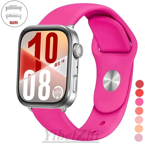 Correa de silicona para Huawei Watch Fit 3 4, Correa deportiva de repuesto para reloj inteligente Huawei Watch fit 4 Pro, accesorios