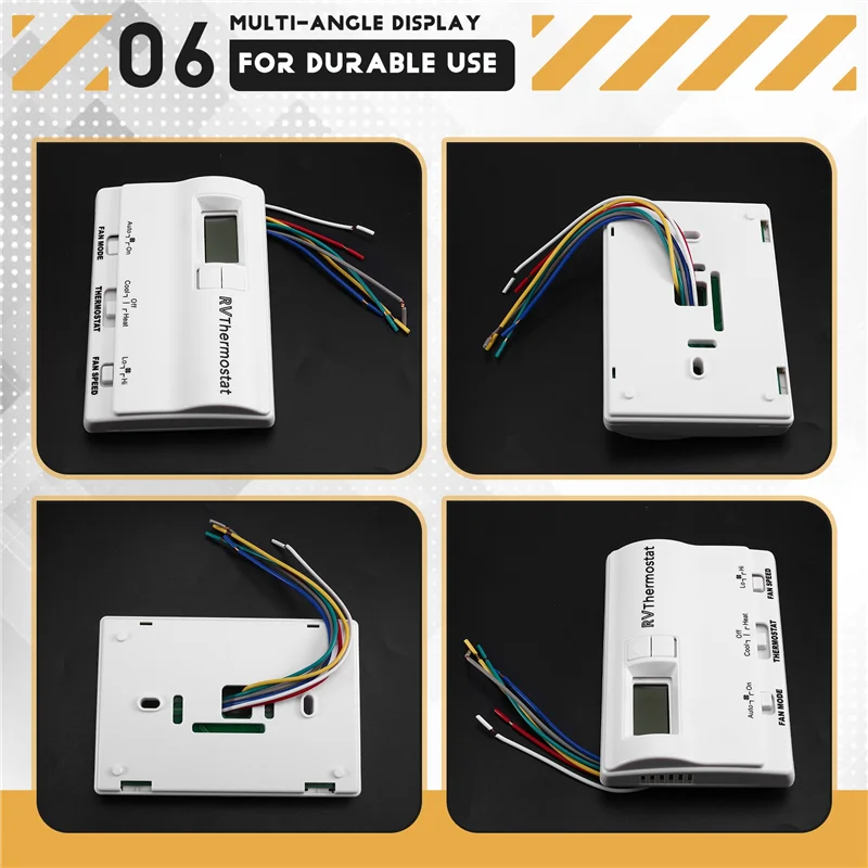 

Переключатель термостата для автодома, цифровой термостат 8330D3351, термостат для автодома, термостат для кондиционера, белый