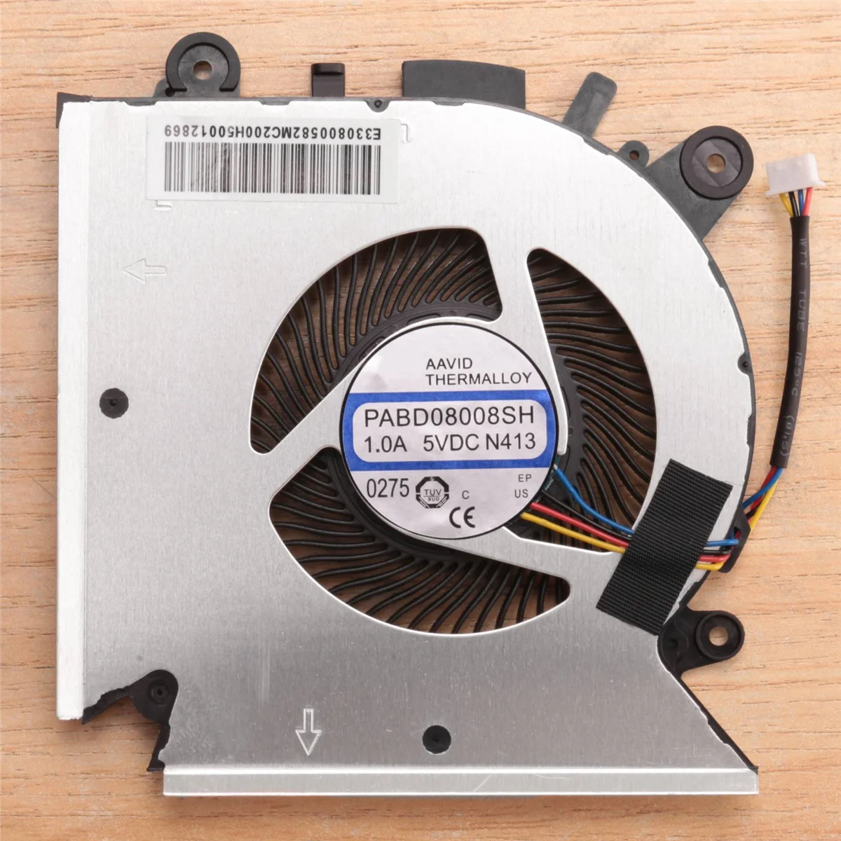 CPU Cooling Fan for MSI GF63 MS-16R1 MS-16R2 PABD08008SH N413 E322500300A HOT