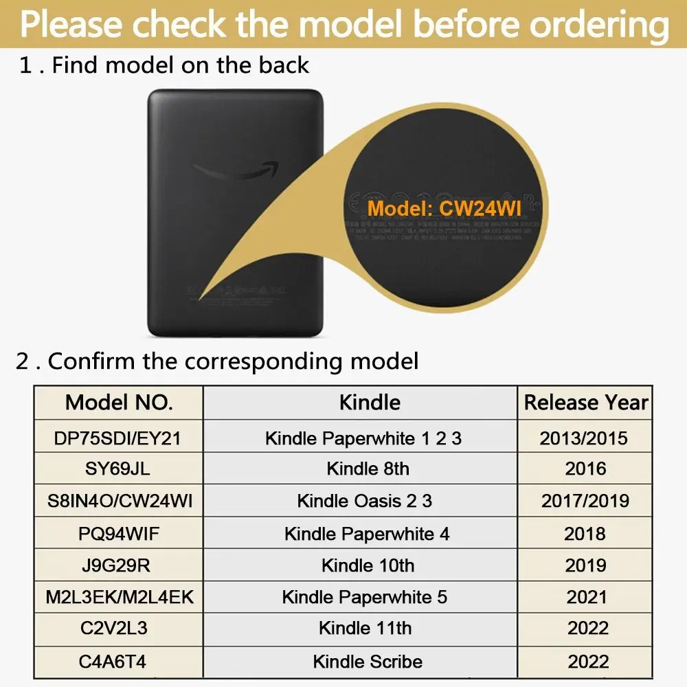 9/10th Generation Smart Cover PU Leather Funda Folio Stand Case Folding Colorful 7 inch eReader Shell for Kindle Oasis 2/3