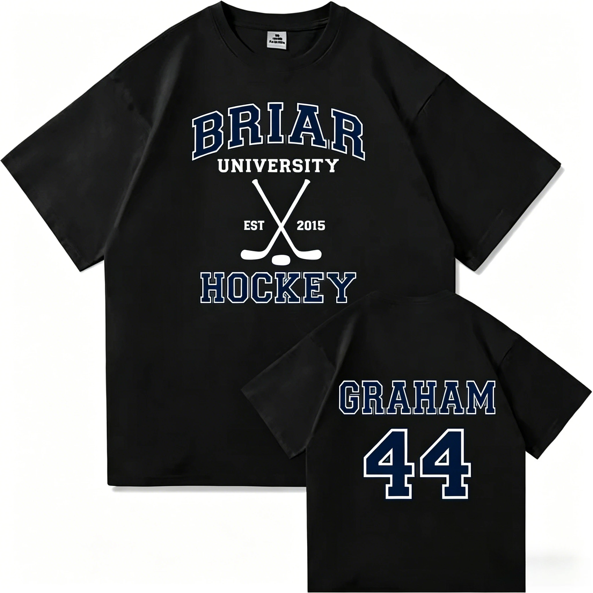 2026 New Off-Campus Briar Garrett Graham 44 Graphic Unisex T-shirt Summer High-Quality Men's Women's Fashion Tshirt
