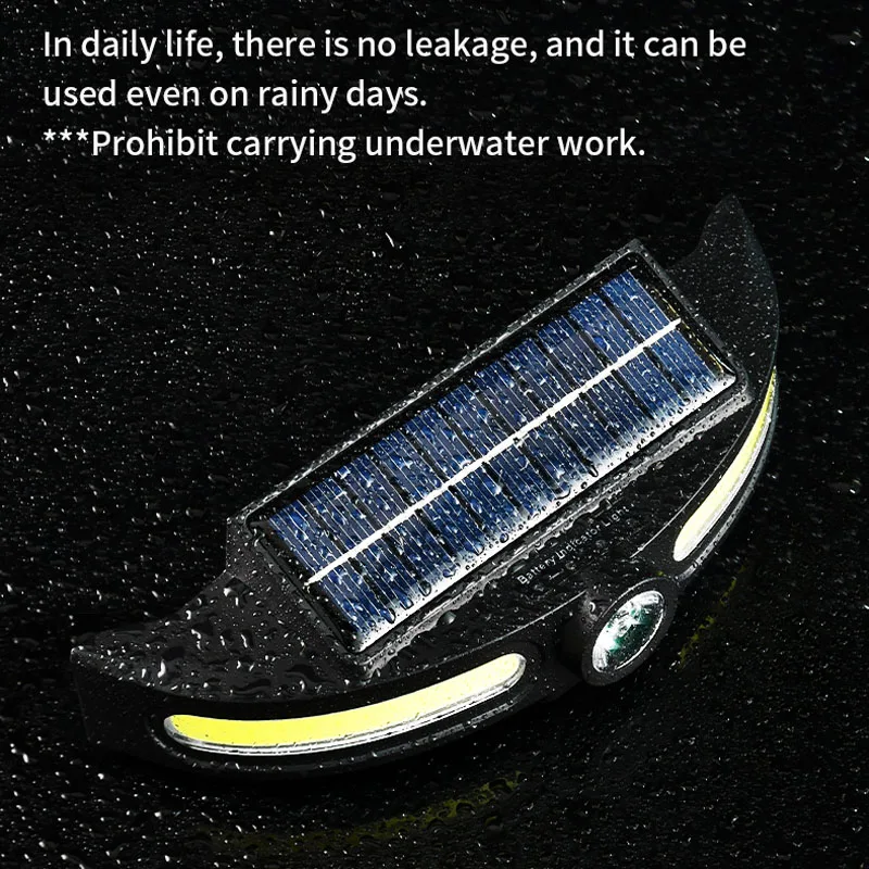 Emergency Solar Sensor Headlamp Led Rechargeable Waterproof Work Light Torch For Outdoor Camping Powerful Led Head Flashlight