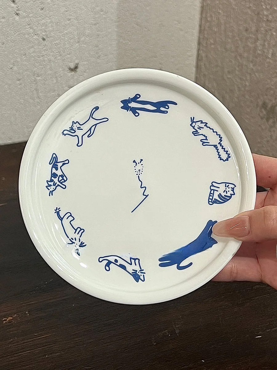 prato-de-ceramica-com-estampa-fofa-para-sobremesa-alta-estetica-companheiro-de-xicara-de-cafe-presente-estilo-ins-louca-de-ceramica