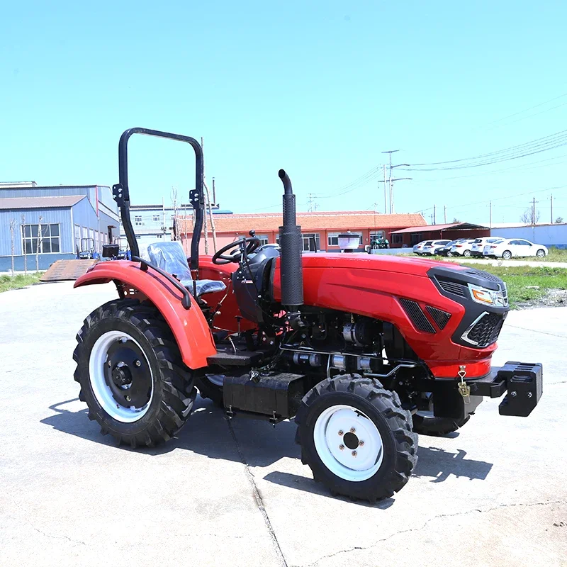 Factory Price  Wheeled Tractor 4X4 Compact Mini Gardening High Horsepower Farm Tractor