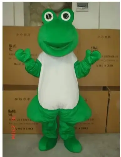 

2025 New Version fashion Mr. Super Frog Mascot Costume Adult Birthday Party Fancy Dress Halloween Cosplay Outfits Clothing Xmas