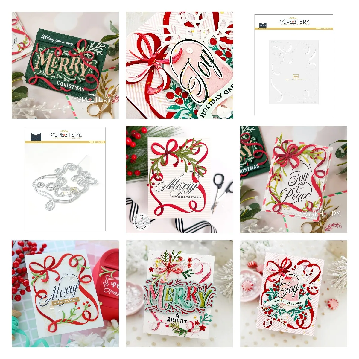 Christmas Metal Cutting  written Books and streamers dies For Scrapbooking Stencil Embossing Mold DIY Paper Cards Craft Cutting