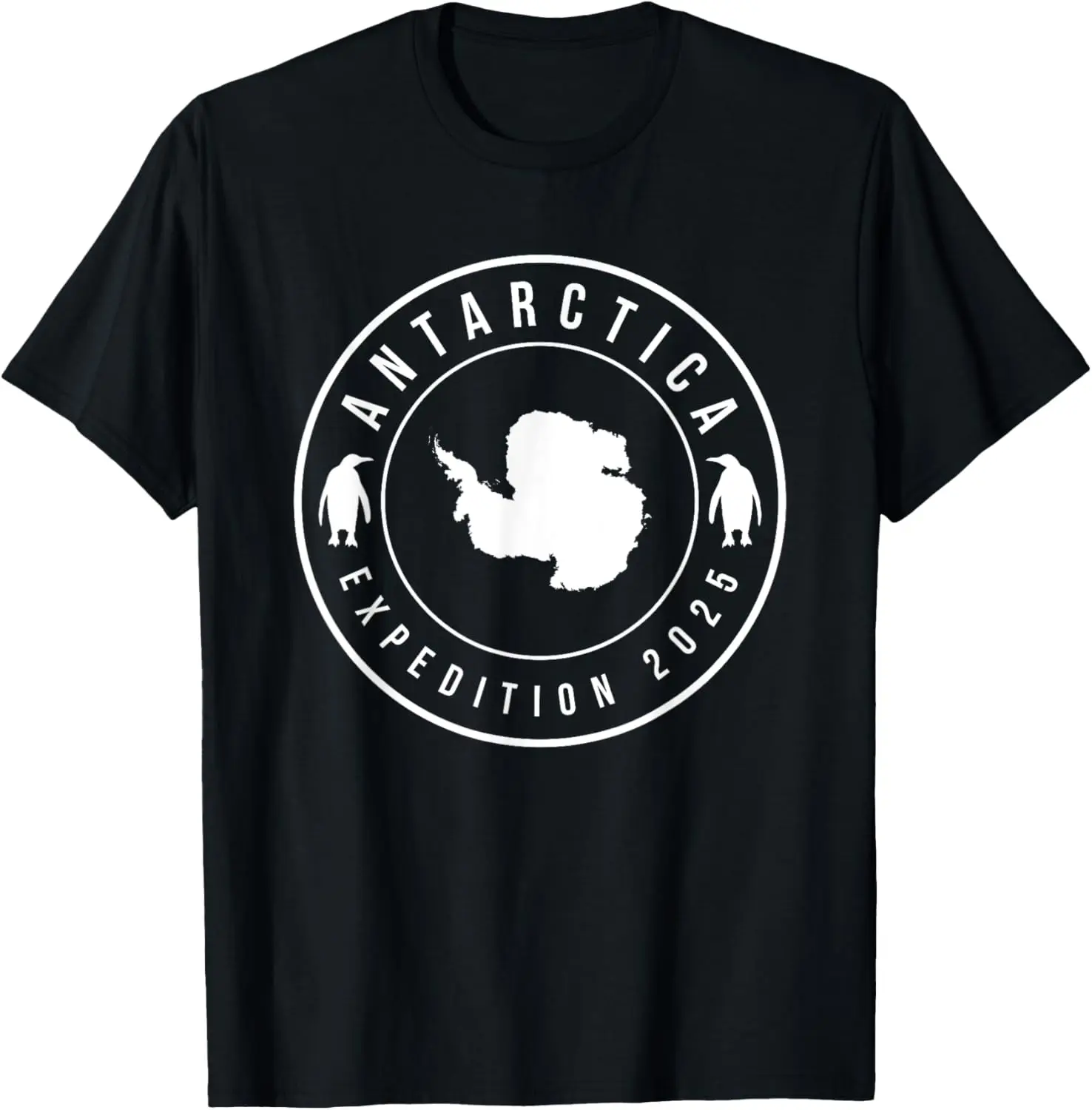 

Антарктическая экспедиция 2025 — сувенирная ретро-футболка Artic Travel