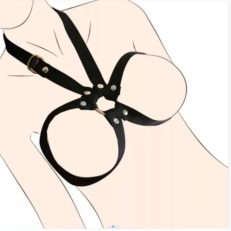 Erotic Bra brassiere Adult Breast BDSM Bondage Sexy Lingerie Sex Toy For Women Leather Excellent Strap On Lesbian Accessories