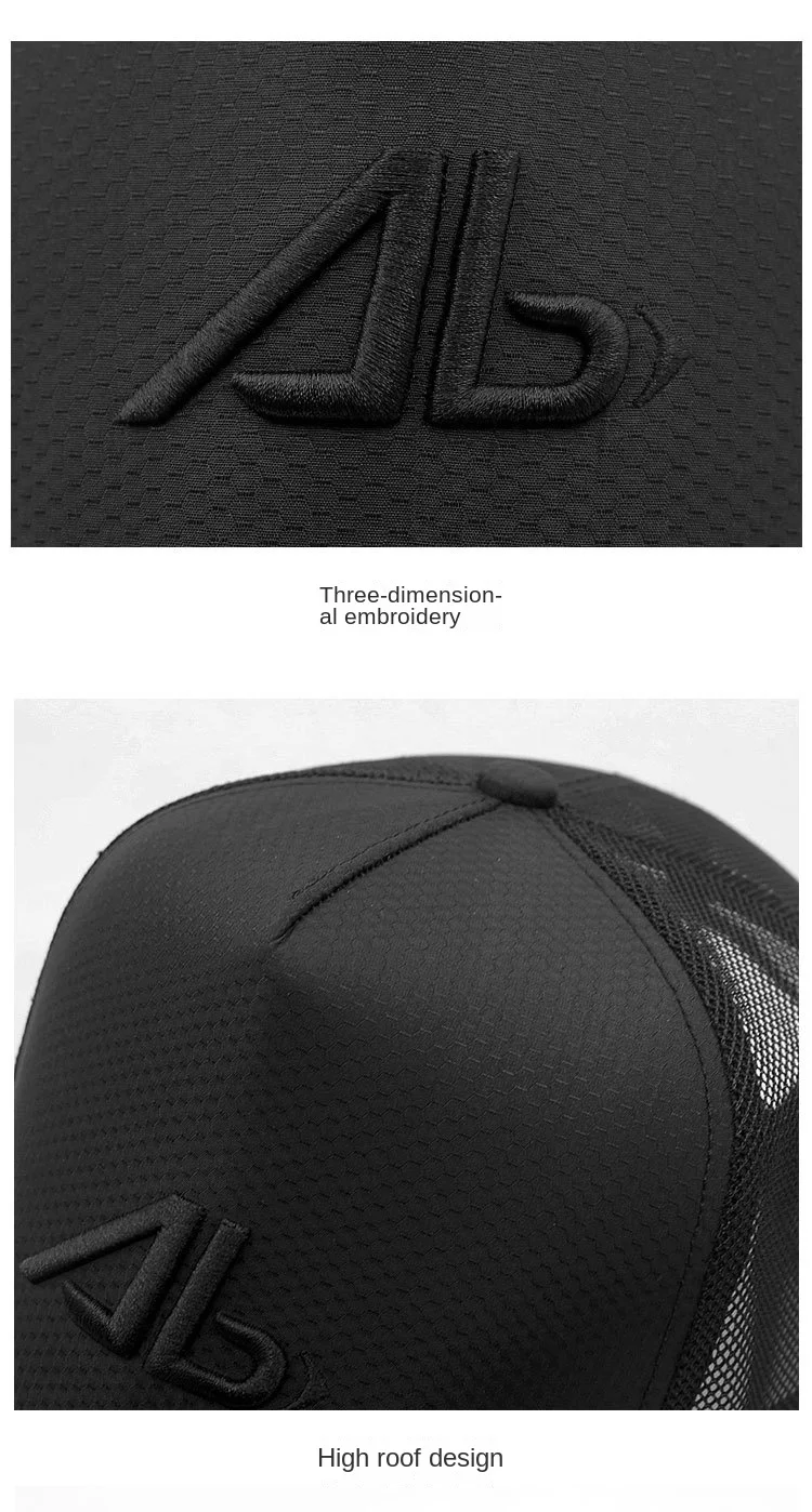 Marke oohmy kleine & große Kopf Mann Baseball mützen Sommer Mesh plus Größe kausale Schirmmüte 56-60cm 62-68cm übergroße xxl Hysteresen – Detail 9