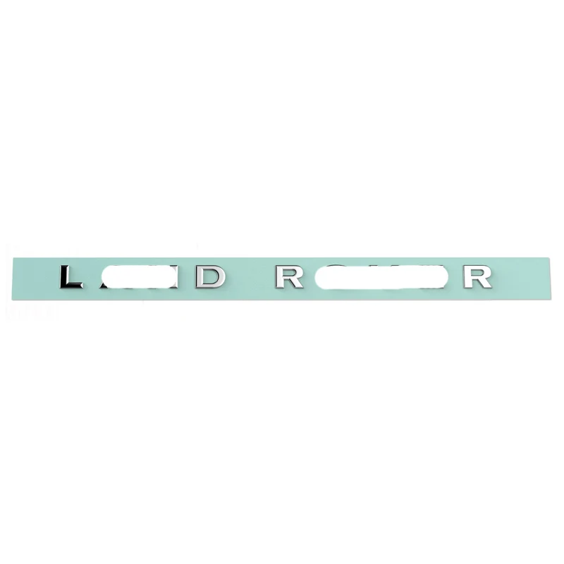 YEAHRUN 1/8 1/10 Skala RC Auto Logo Aufkleber Für TRX-4 Defender D90 D110 Metall Klebstoffe Aufkleber DIY Dekoration Teile