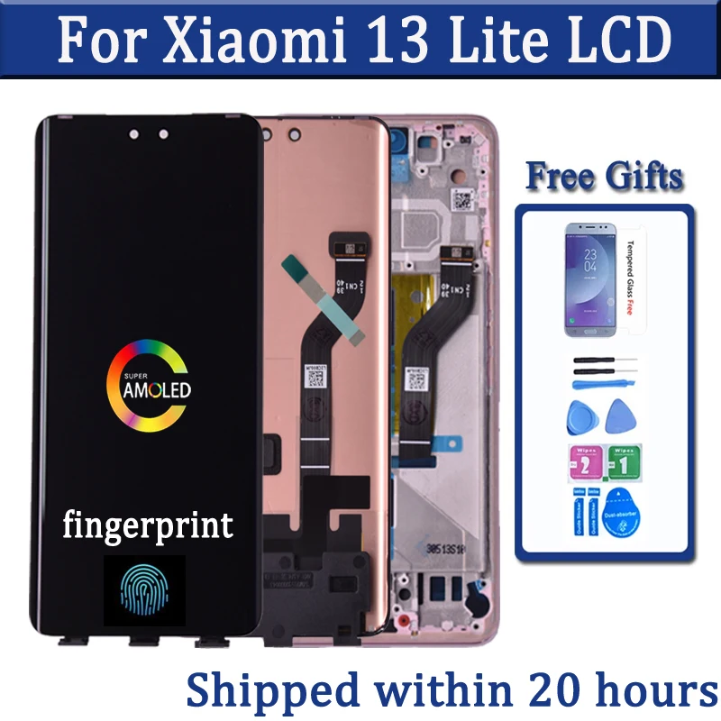 

6.55" Amoled For Xiaomi 13 Lite LCD Display Touch Screen Digitizer Assembly For Xiaomi Mi 13 Lite 13Lite 5G LCD Repair Parts