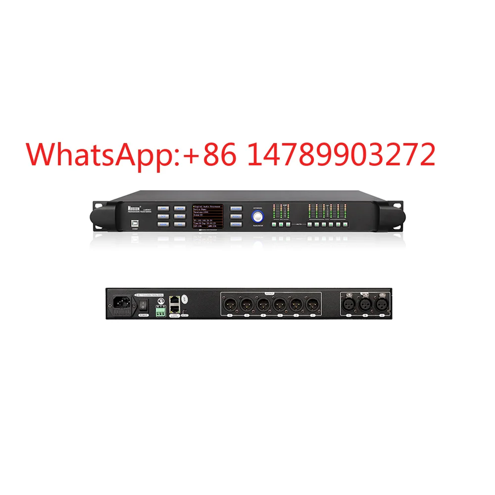 

3 In 6 Out DSP Speaker Processor Professional Sound Management Stage Audio Device