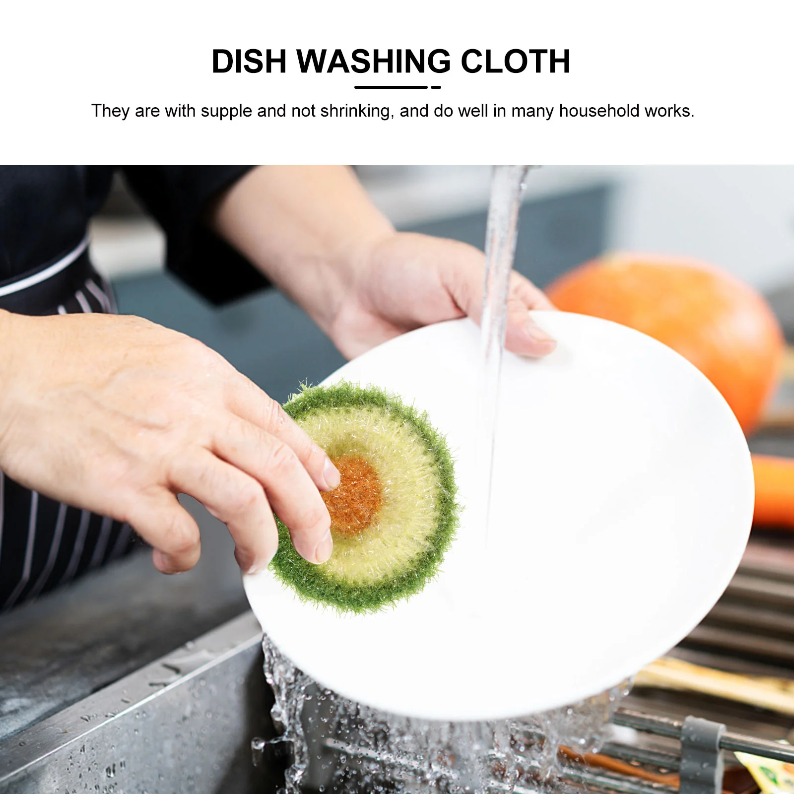 5 Pcs Home Dish Washcloths For Dishess For The Kitchen for Kitchen Acrylic Towel Cleaning Washcloths For Dishess For The