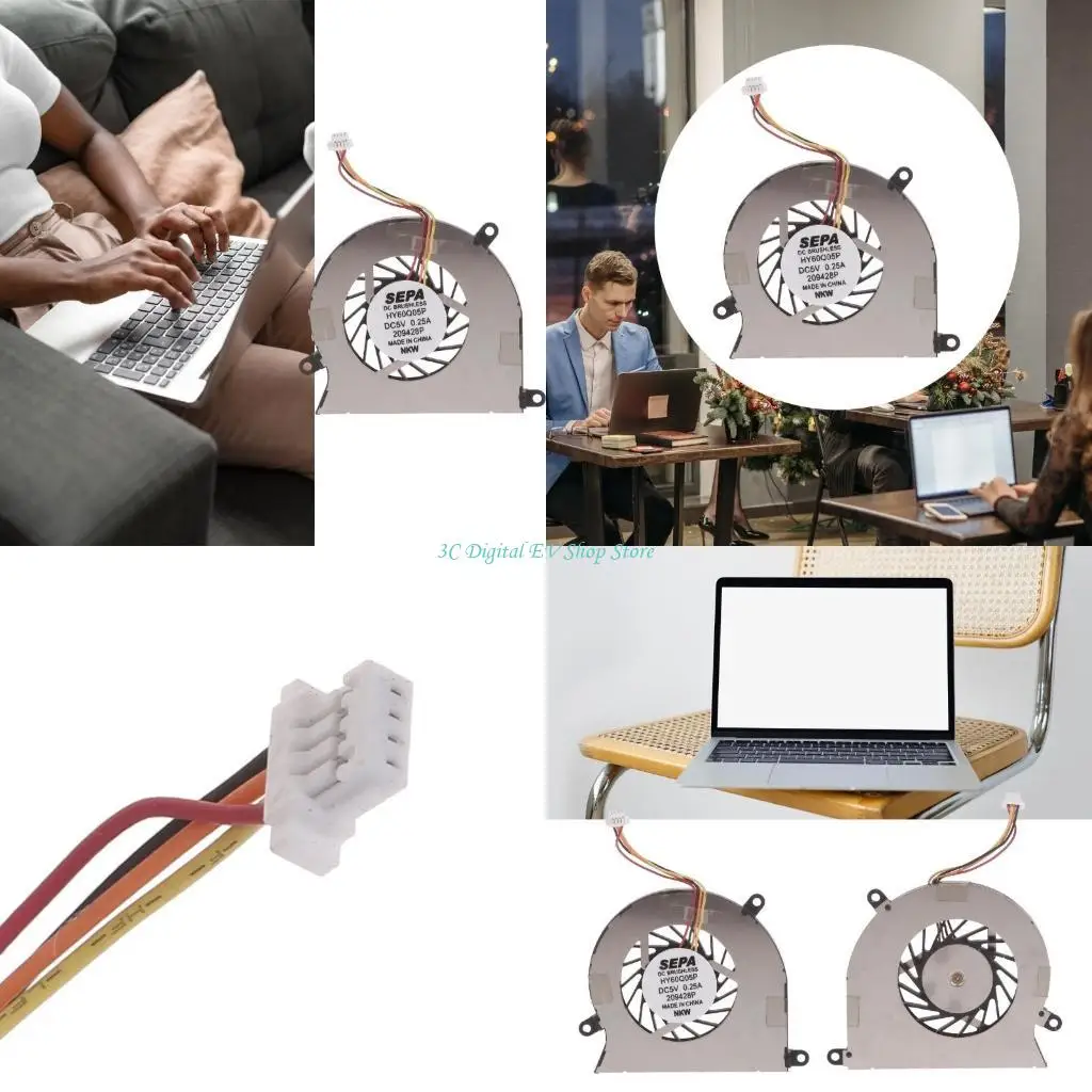 E74D New Laptop Spare Parts CPU Cooling Fan for Aspire C22 C22-760 Notebook Fan
