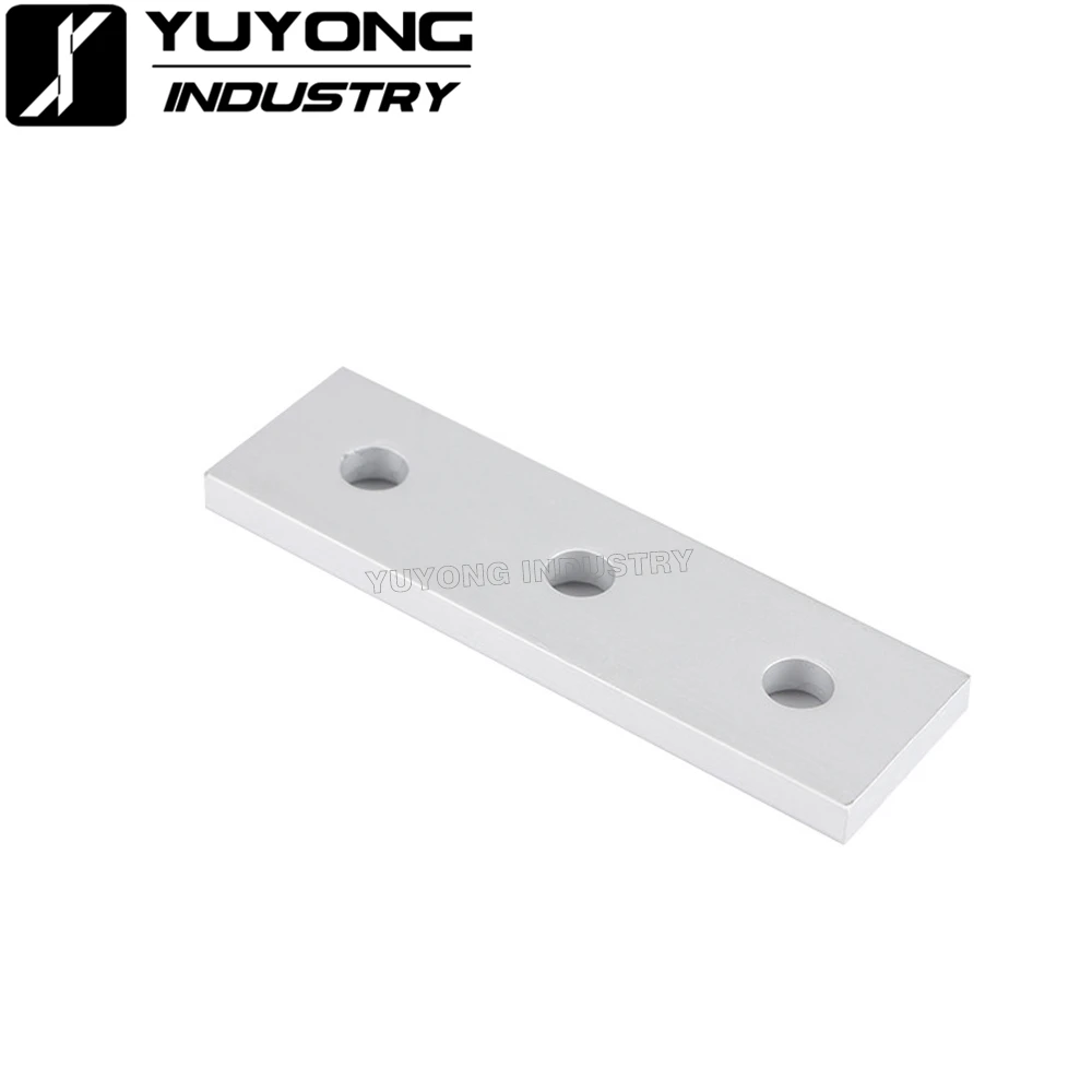 60*18*4mm precise aluminum alloy 3 hole joining strip plate for v-slot/T-slot