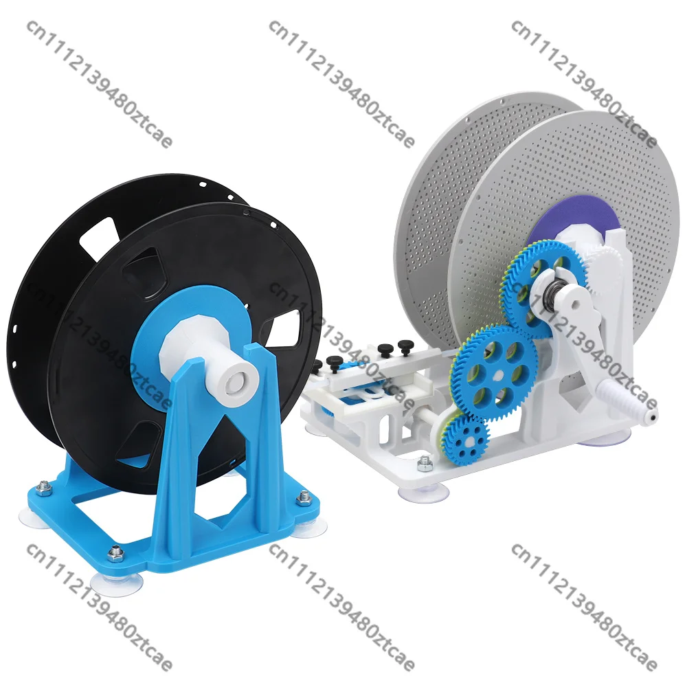 Hand Crank 3D Filament Winder Spool Coiler for PETG PLA ABS Printing Consumables Portable Winding Tool Universal Spool Organizer