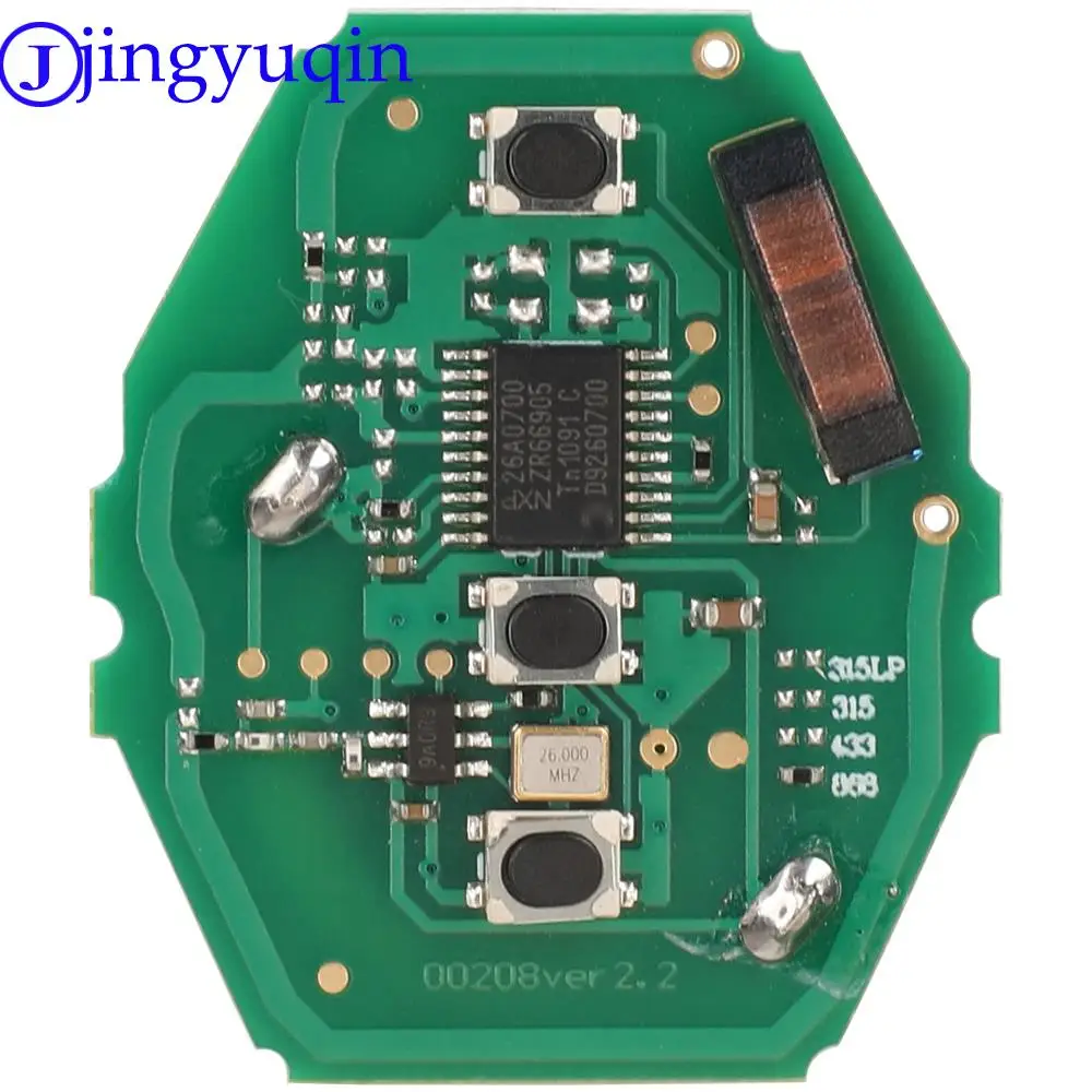 Jingyuqin Auto-Fernschlüsselgehäuse-Steuerung für BMW 3/5/7 Serie CAS2 System 868 MHz mit ID46-Chip HU58 HU92 Klinge