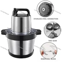 6L household integrated large-capacity meat grinder, stainless steel multi-functional electric mixer