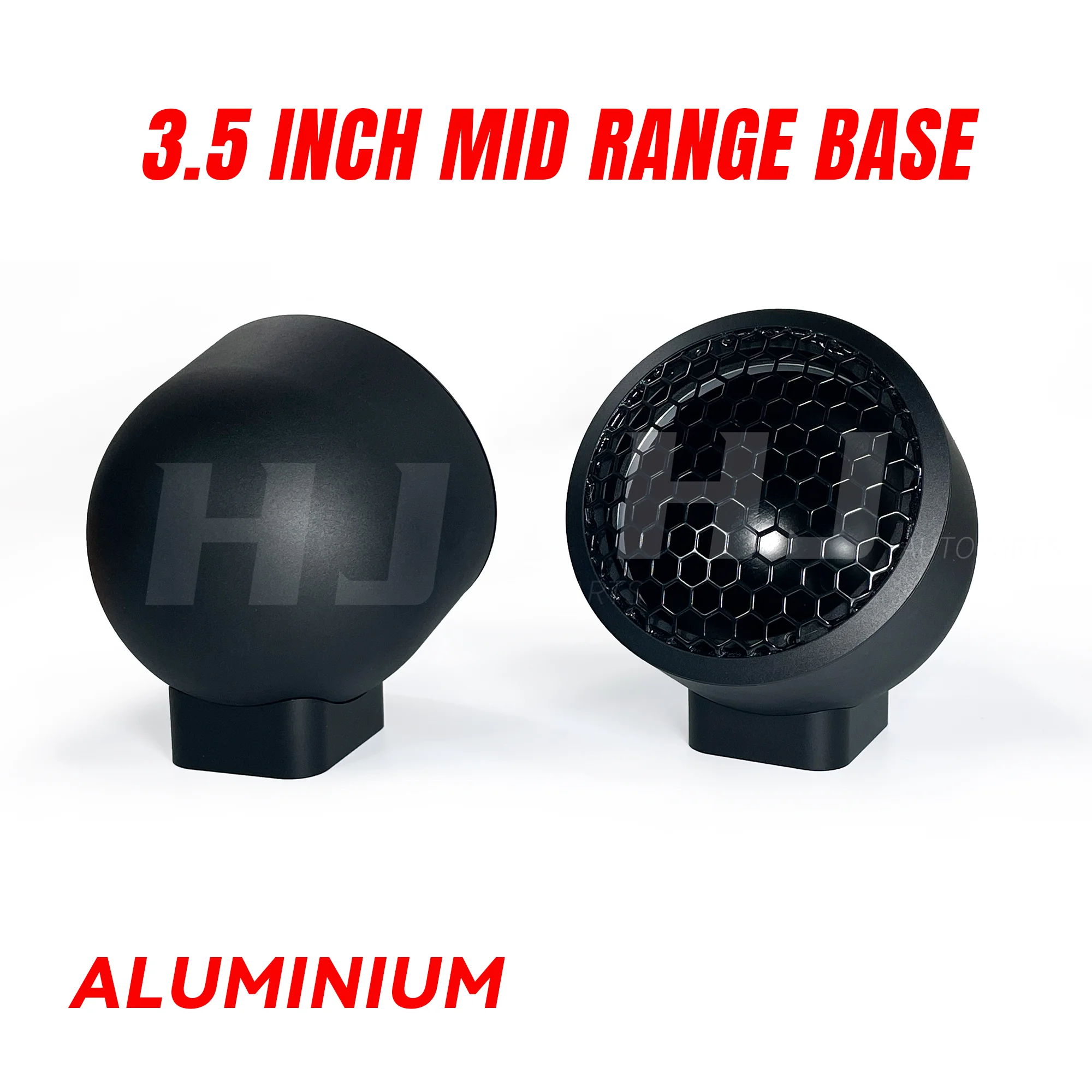 

2pcs 3.5 Inch Car Midrange Base Car Audio Midrange Speaker Base Bracket Boxes 3.5” Midrange Horn Seat Base Support Shell Cup