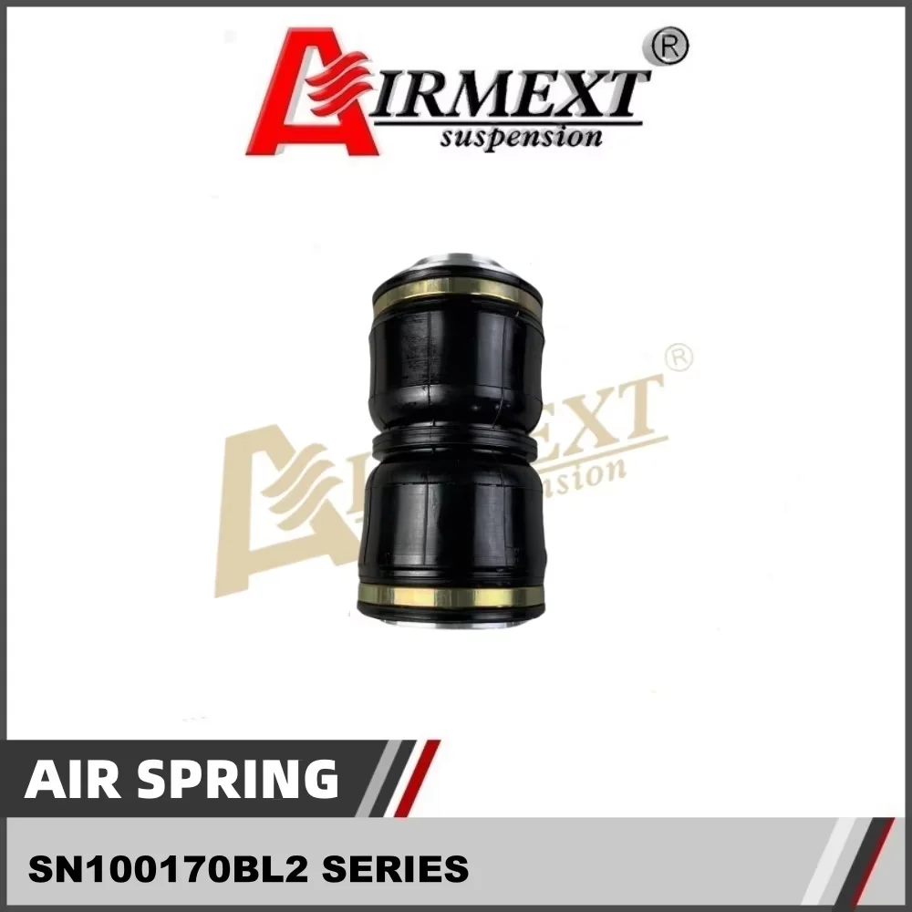 SN100170BL2-BCR /Fit BC BR shocks Thread M53*2-50) /Air suspension Double convolute rubber airspring/airbag shock absorber