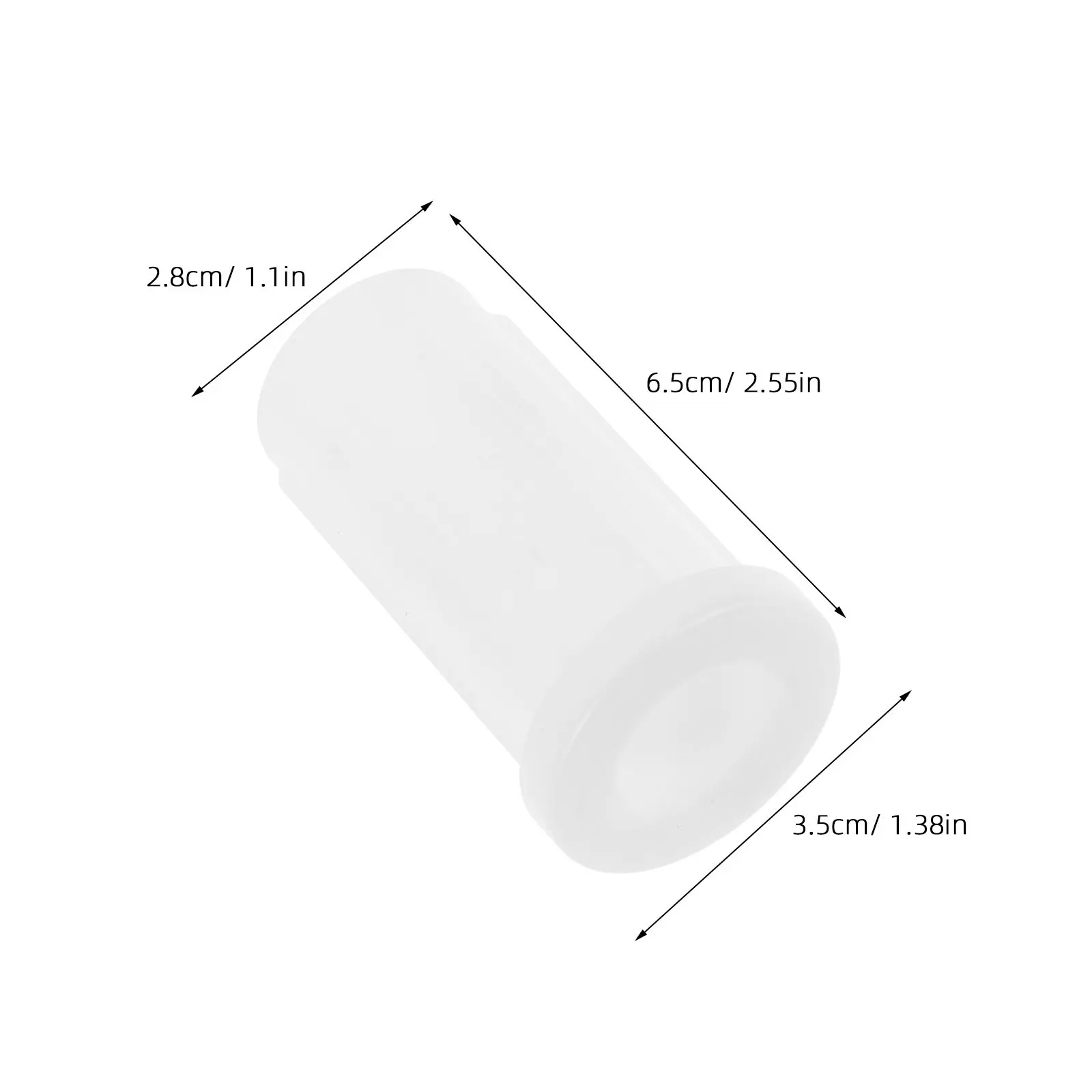 2Pcs Boat Seat Pedestal Bushing Insert Marine Seat Rod Adapter High Durability Lightweight Plastic for Swivel Base Mounting