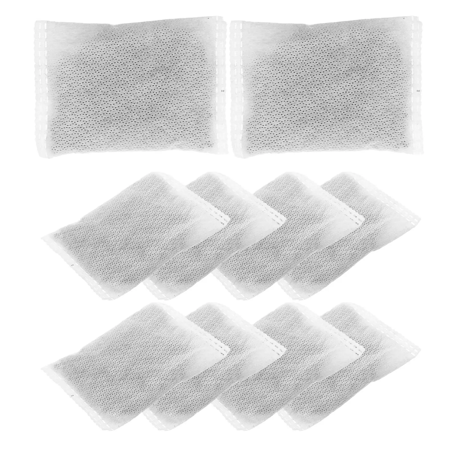 

10pcs Activated Carbon Bags Deodorant Absorber White Cloth Refills for Car Home Shoe Closet Refrigerator Trash Can Odor Removal