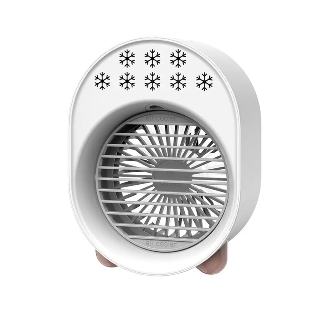 

Air Cooler Evaporative Conditioner Desktop Cooling Fan Mini USB Air Conditioner Fan With 3 Wind Speeds Night Light