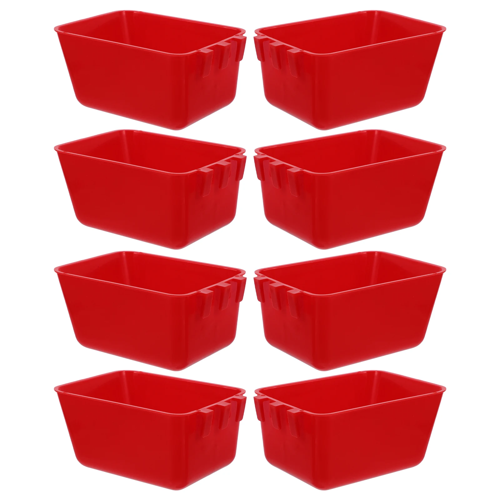 

8 Pcs Feeder Cage Cup Bird Food Dishes for Cups Cages Feeding Bowls and Water Rabbit