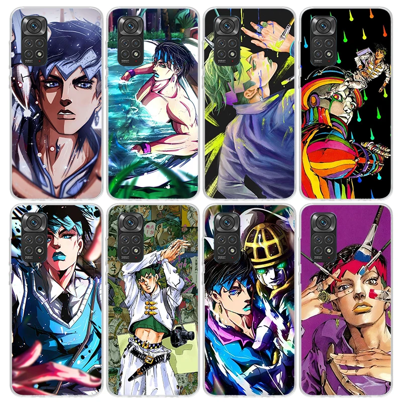 JoJo Adventure Rohan Kishibe Phone Case For Xiaomi Redmi Note 10 11 12 13 14 Pro Plus 11S 12S 11T 11E 10S Note14 Soft TPU Back C