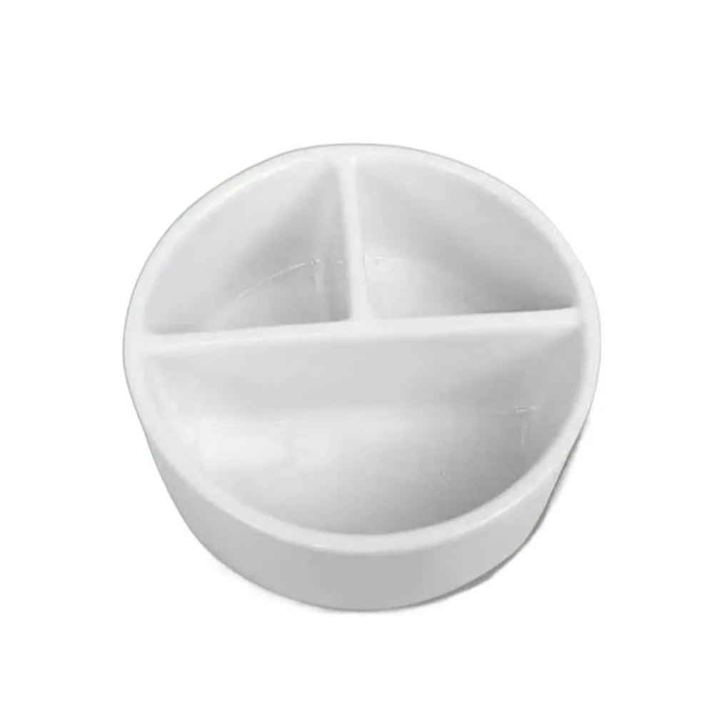 Painting Tool Ceramic Washing Palette Ceramic Ink Plate Watercolor Palette White Big Calligraphy Washer Watercolor
