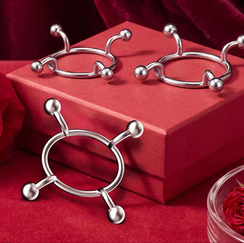 Stainless Steel Metal Lip Ring Body Accessory Punk Style Couple Cosplay Game Party Decoration Jewelry Gift