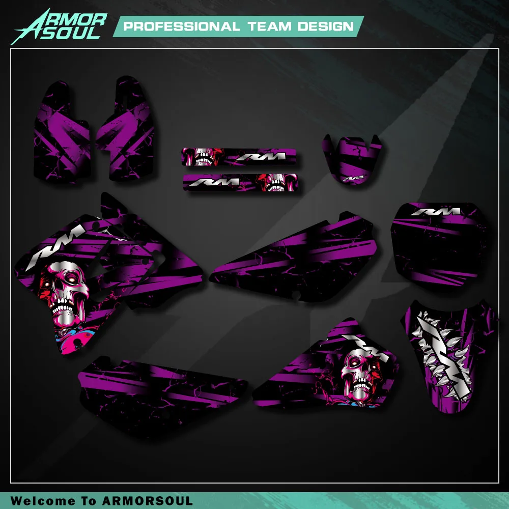 Для SUZUKI RM85 2002 2003-2008 2009-2012 2013 2014 2015 мотоциклетные гРАФИКИ и фоны наклейки комплекты этикеток индивидуальный номер Для SUZUKI RM85 2002 2003-2008 2009-2012 2013 2014 2015 мотоциклетные гРАФИКИ и фоны наклейки комплекты этикеток индивидуальный номер