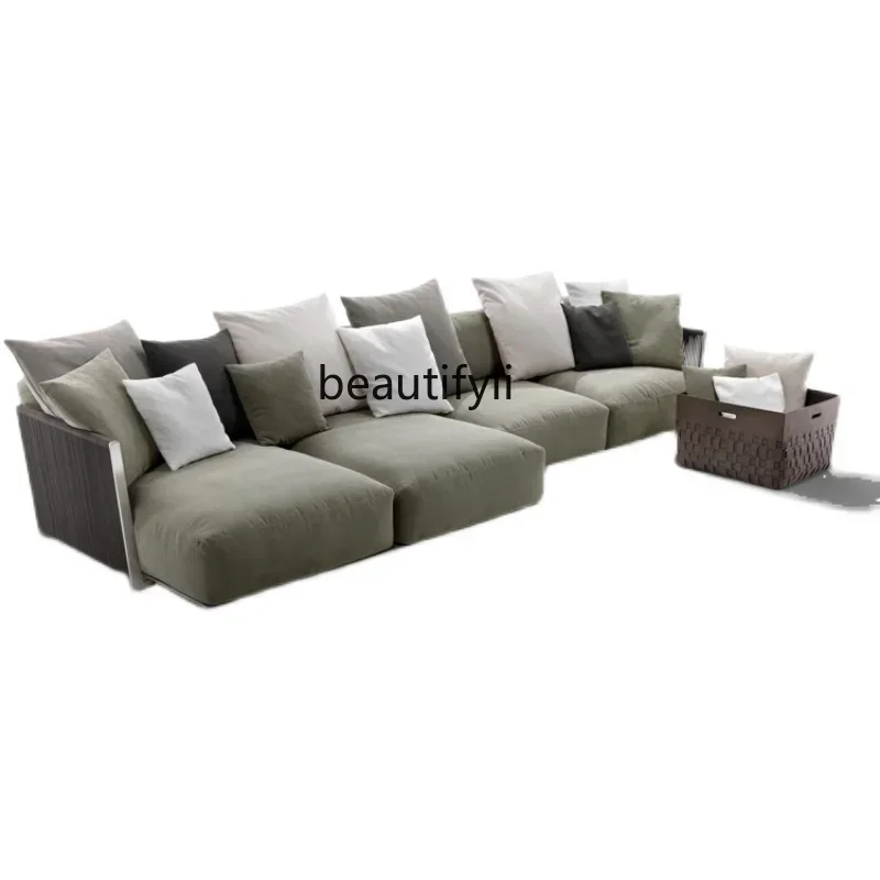 

YH Outdoor Leisure Lazy Rattan Sofa Courtyard Terrace Waterproof and Sun Protection High-Grade Rattan Furniture