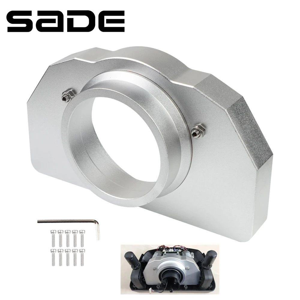 Steering Wheel Bracket Bearing Seat for Logitech G25 G27 G29 G920 G923, Black/Silver