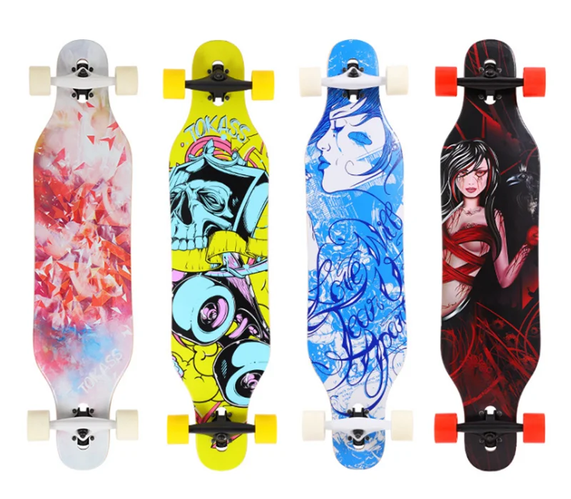 لوح تزلج احترافي للشاحنات عالية الأداء 100% لوح تزلج من خشب القيقب Aeck