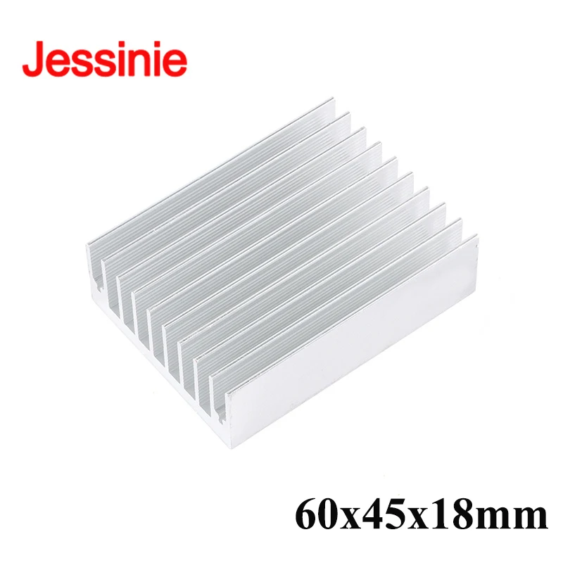 

20Pcs/1pc 60*45*18mm Aluminum Alloy Heatsink Radiator Heat Sink Electronic Chip IC Cooling Radiator Cooler For CPU RAM GPU PCB
