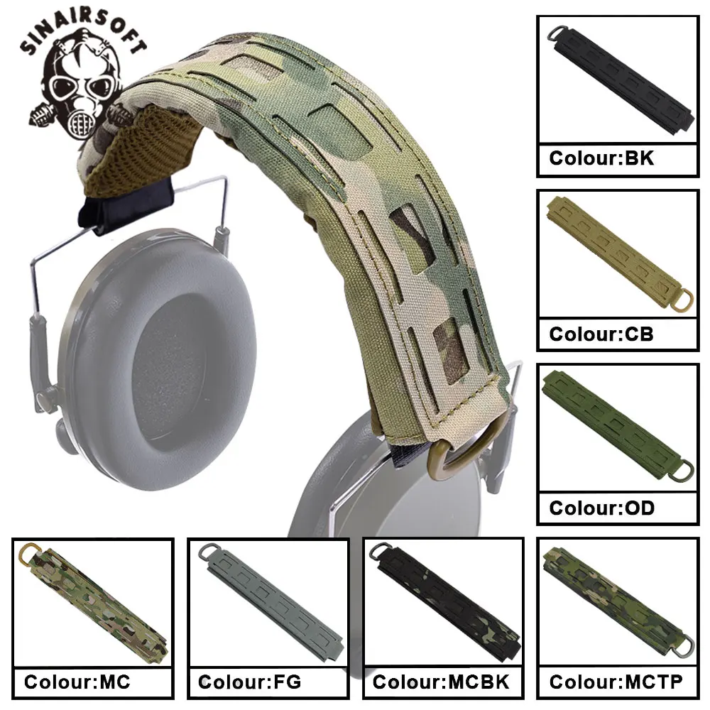 Modular Headphone Stand Protection Cover Tactical Call Headband Earmuff MOLLE Protection Case For Hunting  Accessories